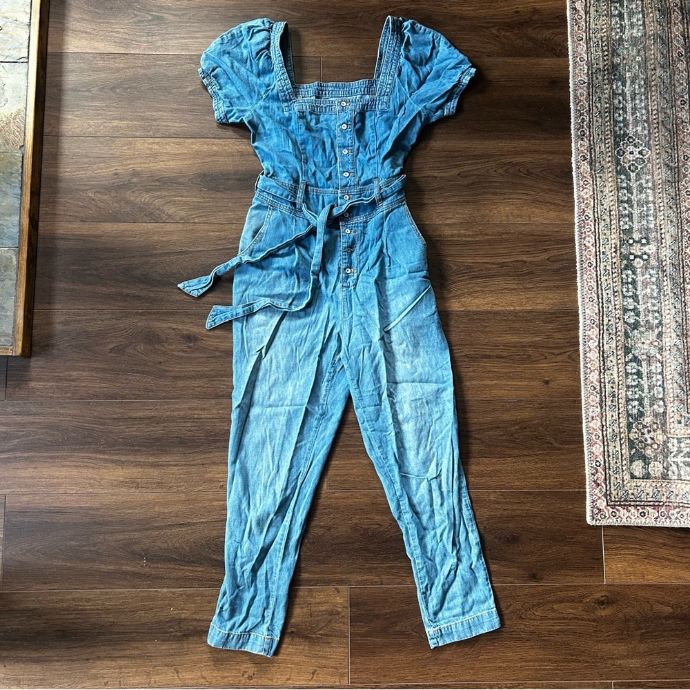 Anthropologie Pilcro & the Letterpress denim jumpsuit | size 6